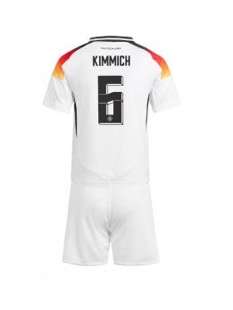 Deutschland Joshua Kimmich #6 Heimtrikotsatz für Kinder EM 2024 Kurzarm (+ Kurze Hosen)